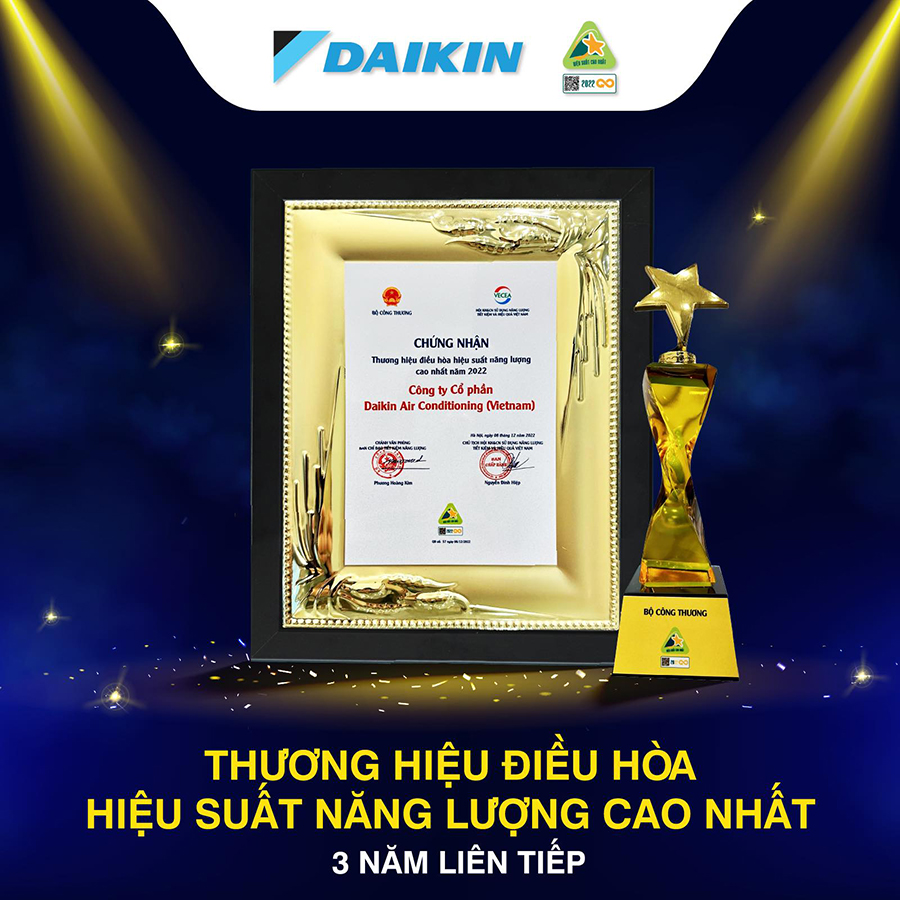 DAIKIN VIETNAM – Dẫn đầu giải pháp sử dụng năng lượng tiết kiệm và hiệu quả