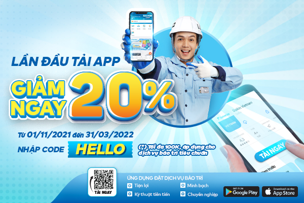 Ưu đãi hấp dẫn cùng Daikin App