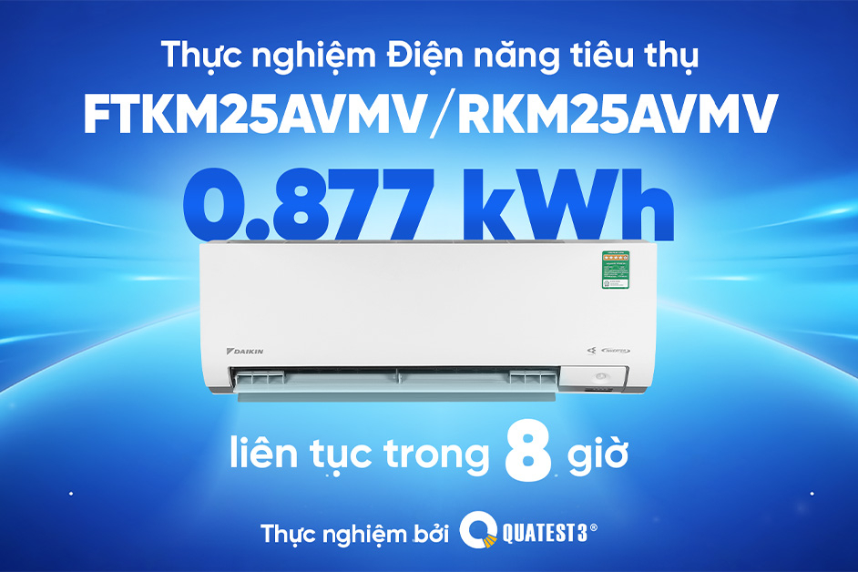 Daikin FTKM Đạt Chứng Nhận QUATEST 3