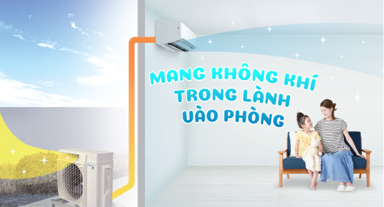 Phòng kín máy lạnh có thiếu oxy không? Giải pháp hoàn hảo từ Daikin