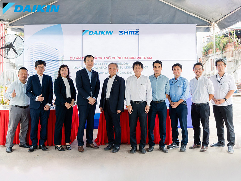 Khởi đầu mới chào đón những thành tựu tuyệt vời, cùng đánh dấu cột mốc ngày khởi công tòa nhà Daikin