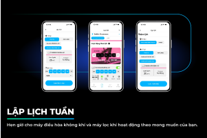 Cách hẹn giờ cho điều hòa không khí và máy lọc không khí trên ứng dụng DAIKIN AIR SELECT