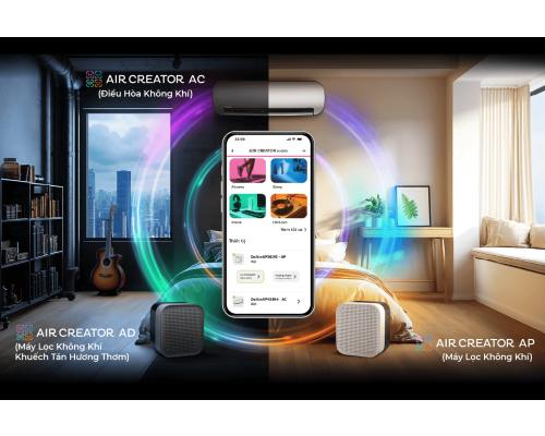 Top 5 l&yacute; do n&ecirc;n chọn bộ đ&ocirc;i điều h&ograve;a v&agrave; m&aacute;y lọc kh&ocirc;ng kh&iacute; AIR CREATOR cho kh&ocirc;ng gian sống hiện đại