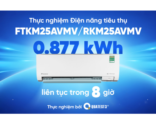 Daikin FTKM Đạt Chứng Nhận QUATEST 3