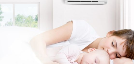 Có nên cho trẻ sơ sinh nằm điều hoà 24/24. Những điều cần lưu ý