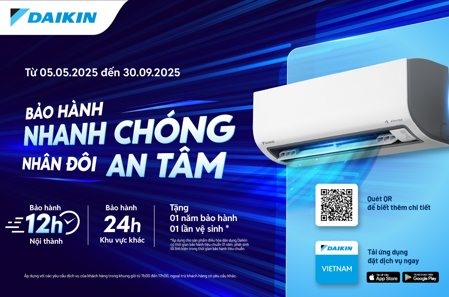 Chương Tr&igrave;nh &ldquo;Bảo H&agrave;nh Nhanh Ch&oacute;ng, Nh&acirc;n Đ&ocirc;i An T&acirc;m&rdquo;