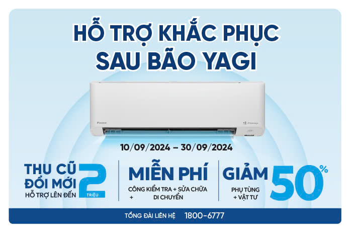 Chương Tr&igrave;nh Hỗ Trợ Kh&aacute;ch H&agrave;ng Sau B&atilde;o Yagi
